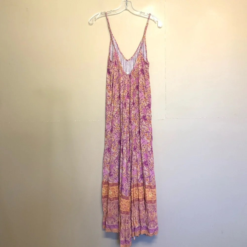 Spell Village Strappy Maxi Dress in Sunrise New - Picture 10 of 12